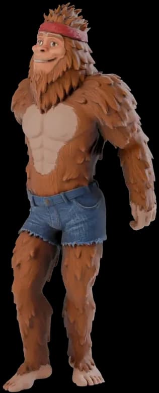 The Woodbooger, standing proud